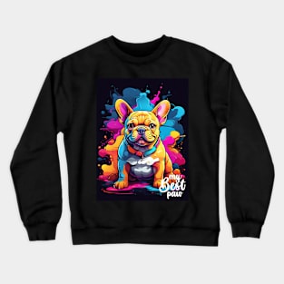 My Best Paw French Bulldogs Graffiti Crewneck Sweatshirt